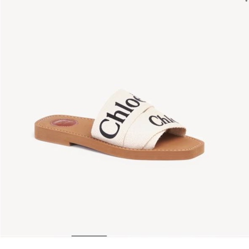 Chloe Cream and Tan Women's Slippers